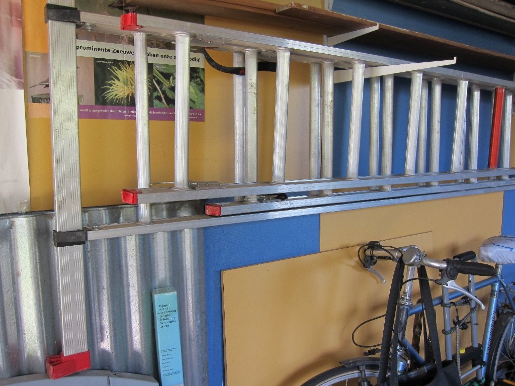 Drie delige Altrex ladder, Ophalen, Zo goed als nieuw, Ladder, Opvouwbaar of Inschuifbaar