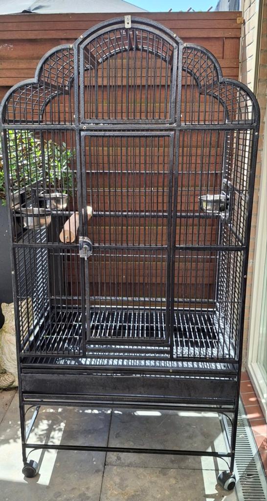 Papegaaienkooi-vogelkooi, Dieren en Toebehoren, Ophalen, Metaal, Vogelkooi