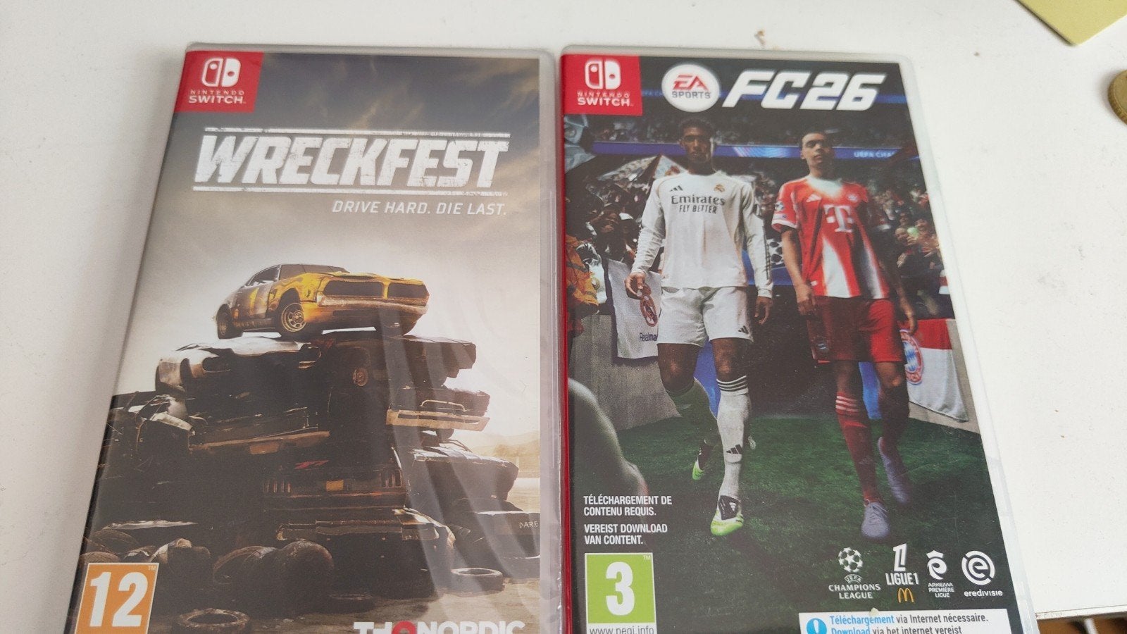 Twee spellen, Spelcomputers en Games, Ophalen, 1 speler, Zo goed als nieuw, Vanaf 3 jaar