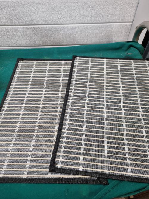 placemats twee stuks riet bamboe, Ophalen of Verzenden, 'T Olde Gre-j, Info@toldegrej.nl, Endepoelstraat 20f Didam