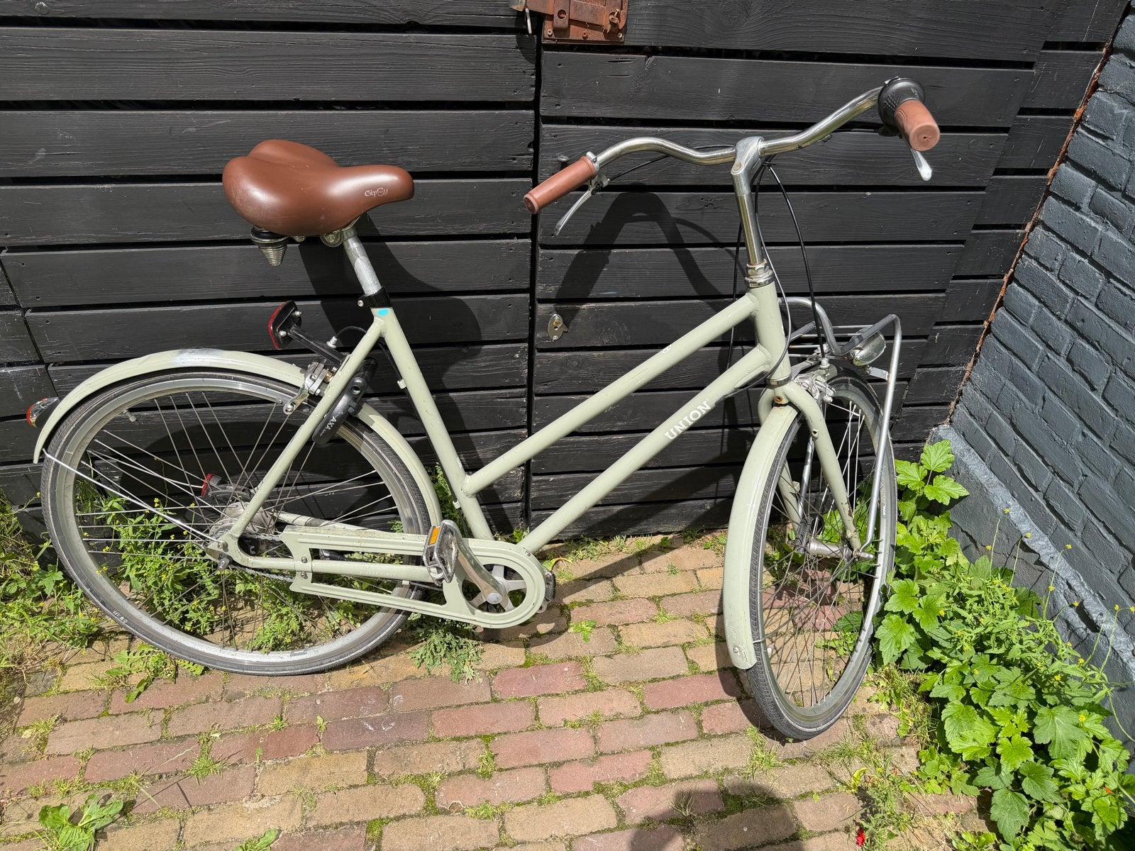 Union flow Damesfiets met 7 Versnellingen en Handrem, Fietsen en Brommers, Fietsen | Dames | Damesfietsen, Gebruikt, Velgrem, Versnellingen