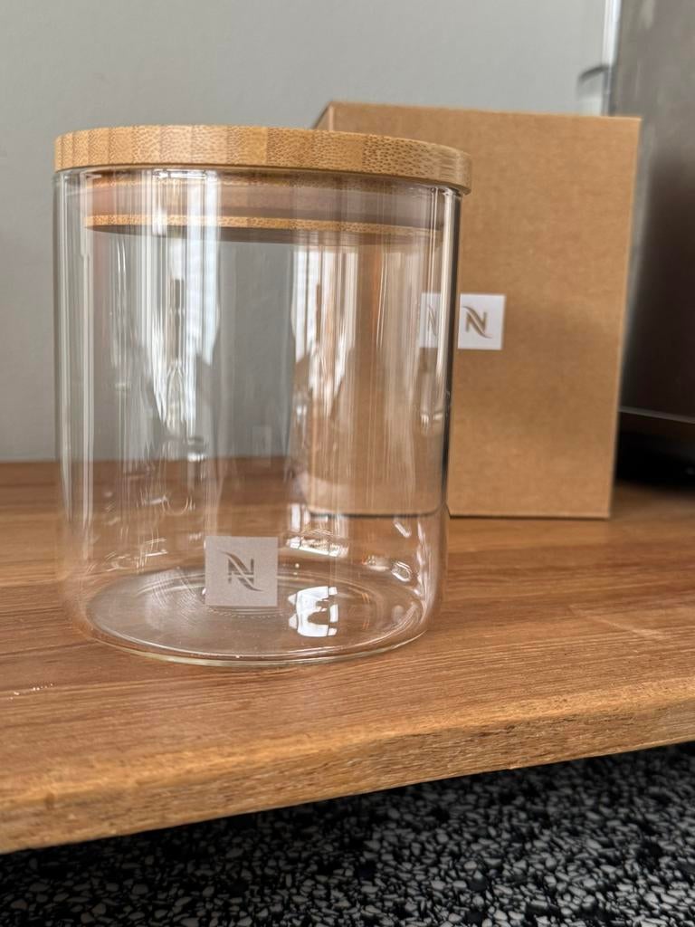Nespresso pot NIEUW, Ophalen of Verzenden, Nieuw, Overige materialen, Pot, Bus of Blik
