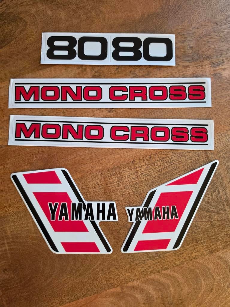 Yamaha Mono Cross 8080 Sticker Set - Vintage Motorfiets, Motoren, Ophalen of Verzenden