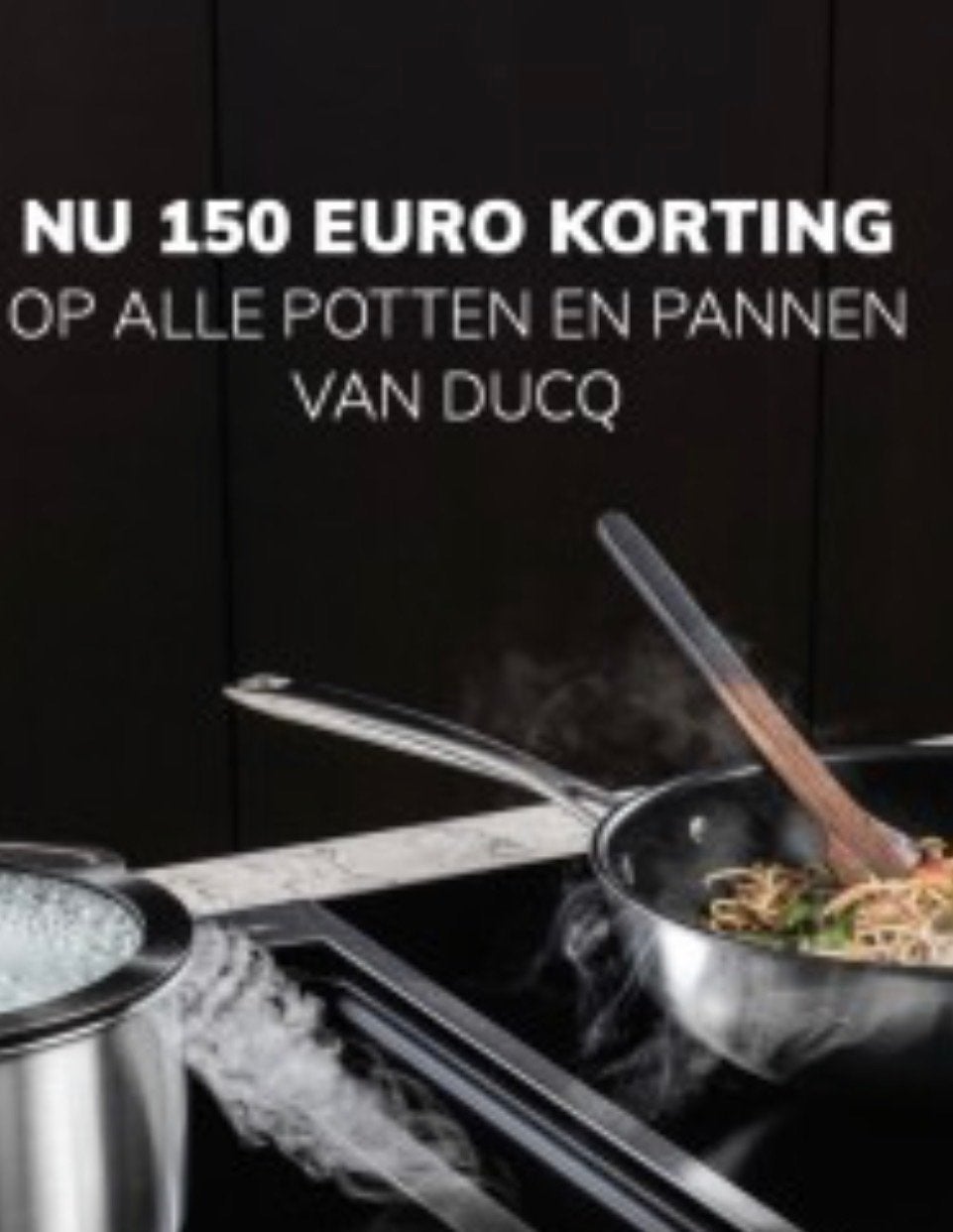DUCQ Waardebon 150 Euro Korting op Pannen en Potten, Overige materialen, Overige typen, Nieuw, Ophalen of Verzenden
