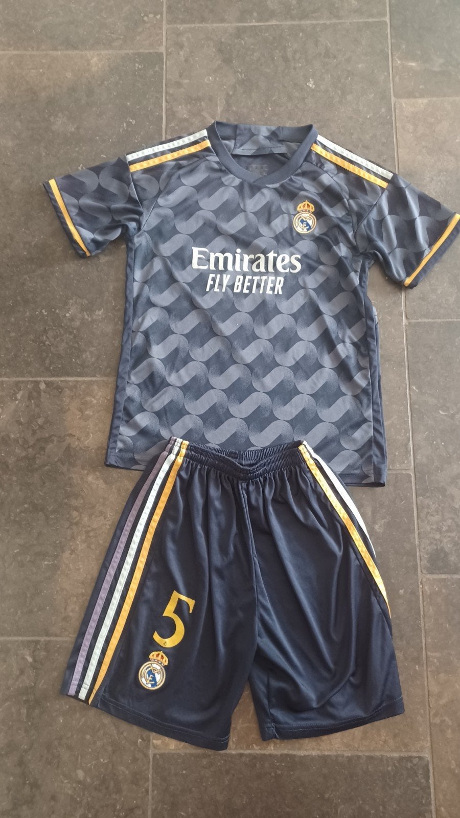 Real Madrid, uittenue, 23/24, Bellingham, Maat XS of kleiner, Ophalen of Verzenden, Zo goed als nieuw, Shirt