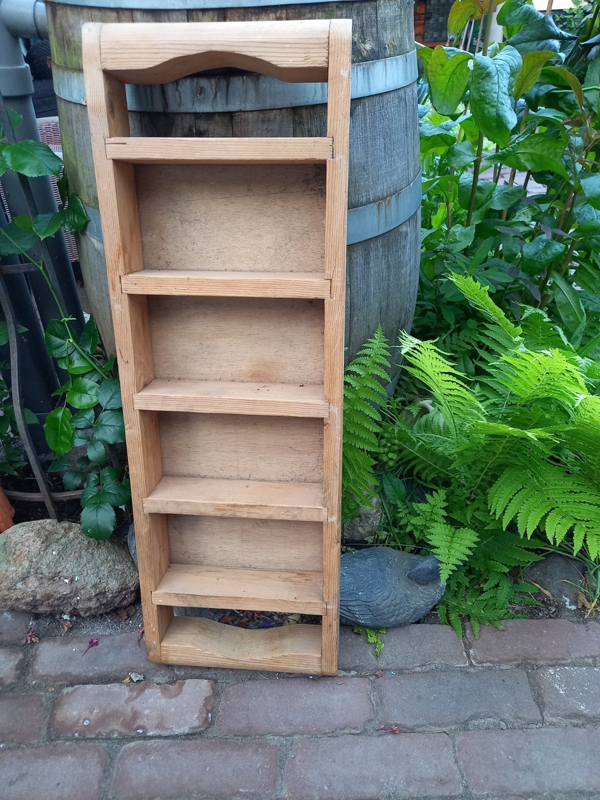 Mooi massief naturel houten steenvorm, Ophalen of Verzenden