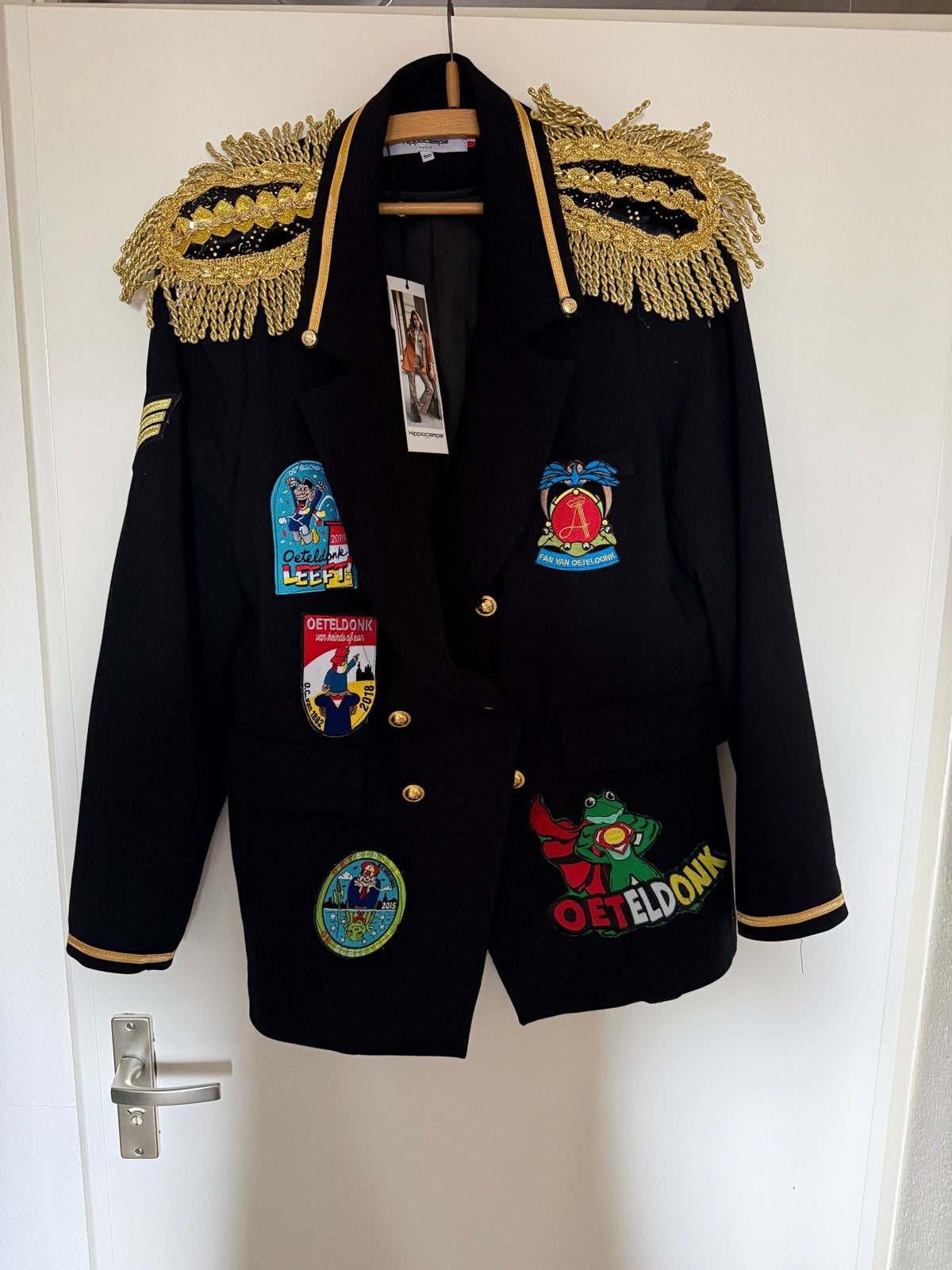 Oeteldonk Carnavalsjas - Maat 50, Carnaval, Maat 48/50 (M), Ophalen of Verzenden, Zo goed als nieuw