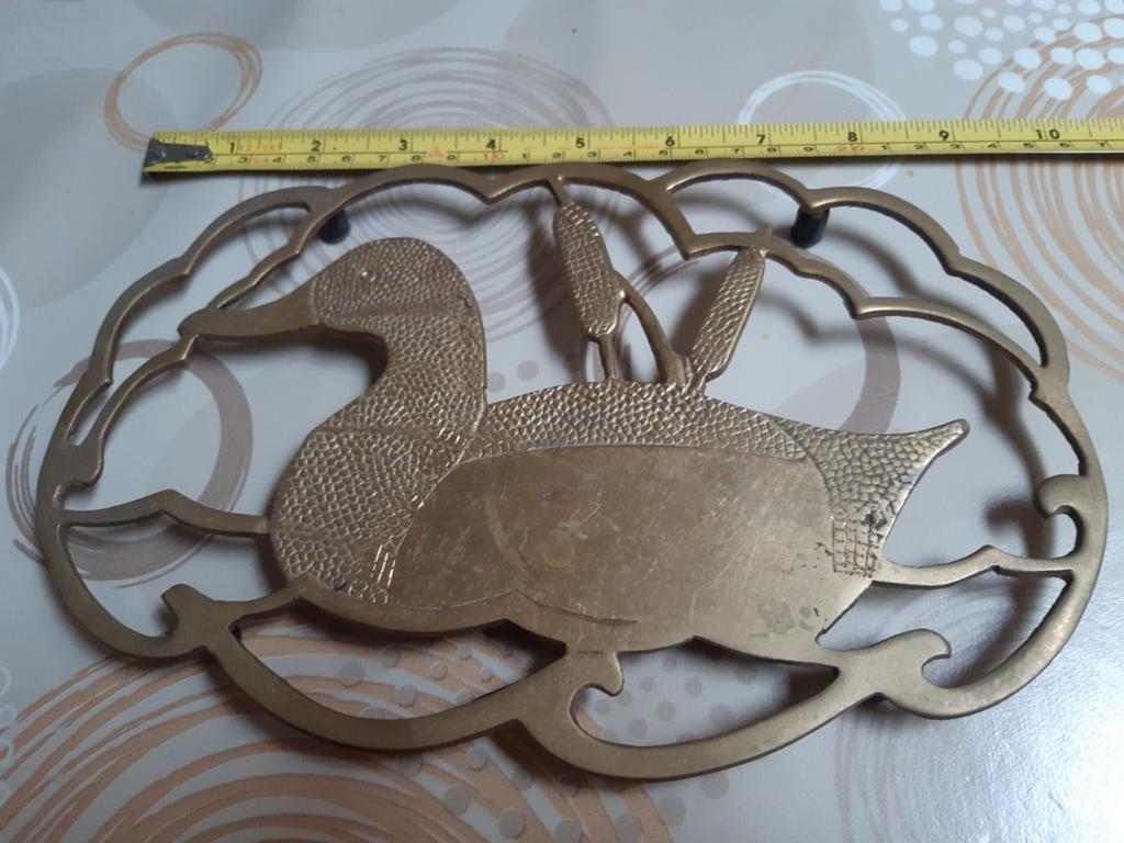 Koperen onderzetter, Antiek en Kunst, Antiek | Koper en Brons, Ophalen of Verzenden