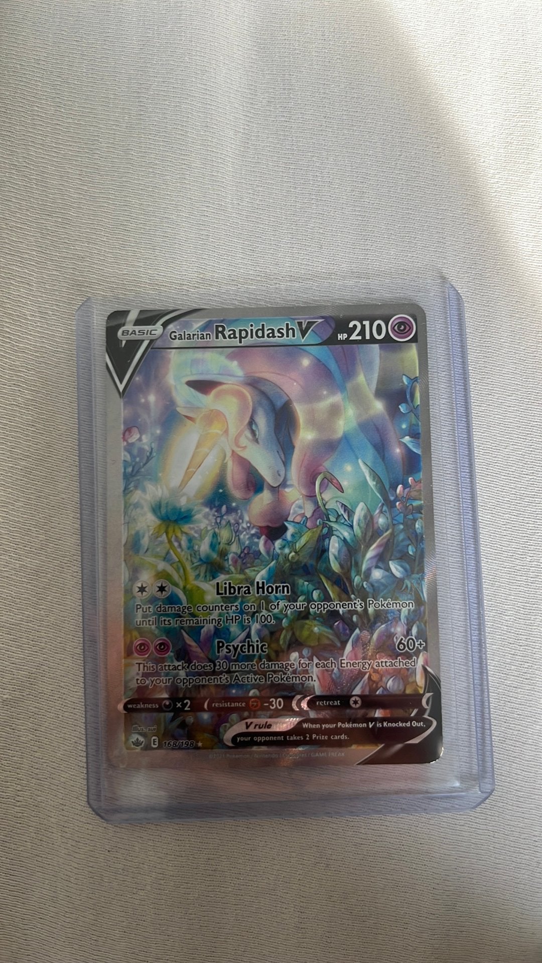 Galarian rapidash v, Ophalen of Verzenden, Zo goed als nieuw