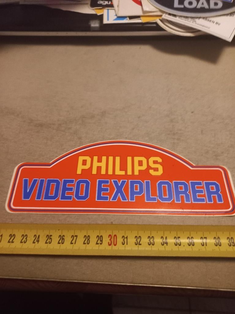 Philips video exploder, Verzamelen, Stickers, Ophalen of Verzenden, Zo goed als nieuw