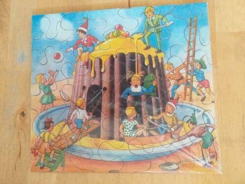 Oude Puzzel - Kinderen met Pudding, Verzamelen, Ophalen of Verzenden