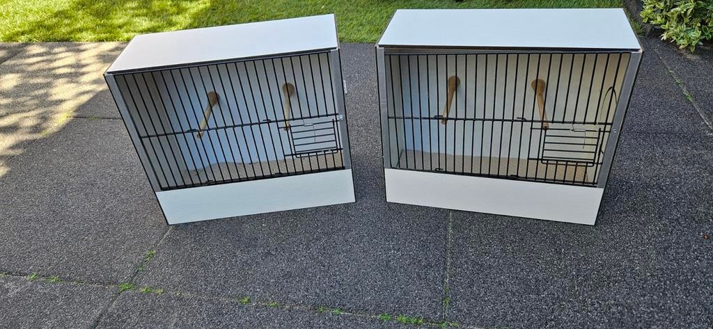 Trespa TT kooien, Dieren en Toebehoren, Vogels | Hokken en Kooien, Ophalen, Zo goed als nieuw, Aluminium, Broedkooi of Kweekkooi