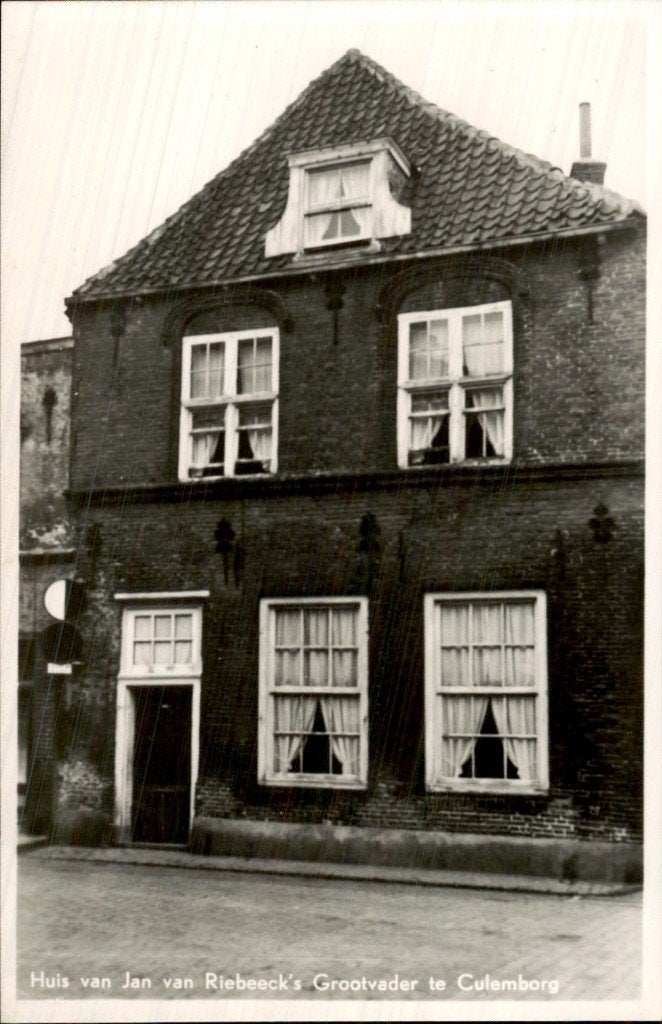 Culemborg - Huis - Jan van Riebeecks grootvader, Verzamelen, Ophalen of Verzenden, 1920 tot 1940, Ongelopen, Gelderland