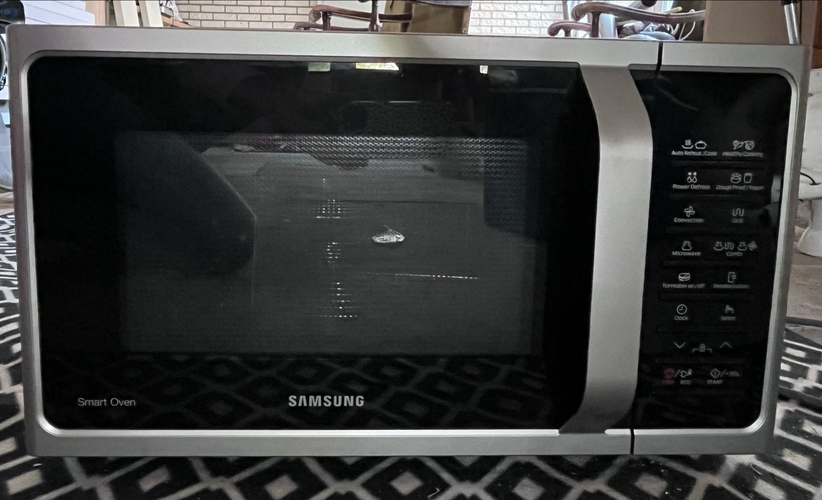 Samsung Combimagnetron MC28H5015AS - Ideaal voor camping, Ophalen, Combimagnetron, Grill, Zo goed als nieuw