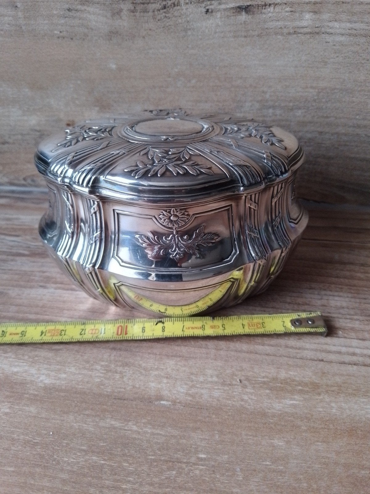 Prachtige Frans zilveren Theedoos., Ophalen of Verzenden, Zilver