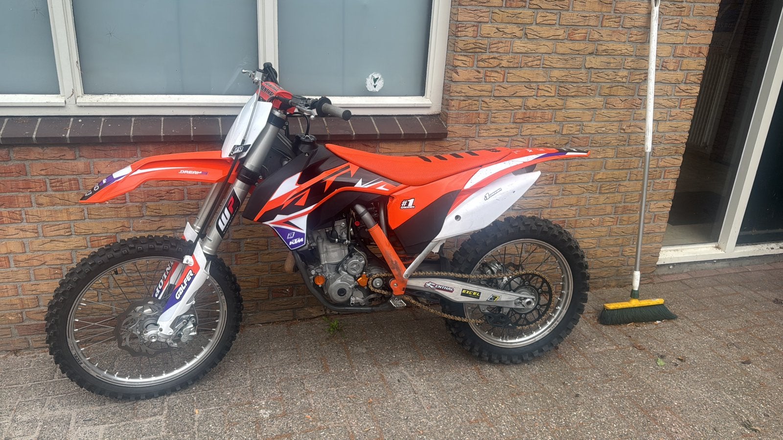 KTM sxf 350 Crossmotor - Goed onderhouden, nieuwe banden, Ophalen