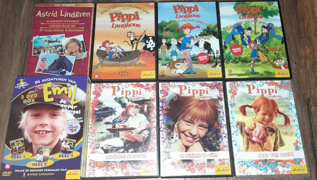 Astrid Lindgren collectie - 14 disc - Emile - Leeuwenhart, Bonusmateriaal, Verzenden, Alle leeftijden, Nederlands