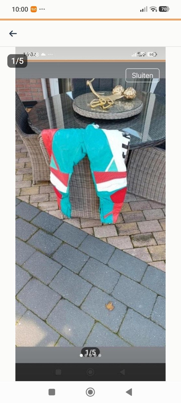 FLM Motorbroek leer maat 56/XL - Nieuw met kaartje, Motoren, Kleding | Motorkleding, Broek | textiel, Heren, Nieuw met kaartje