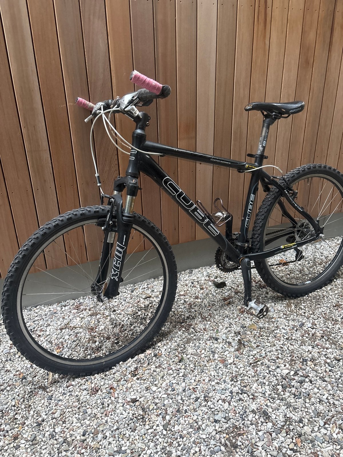Cube Mountainbike - Zwart, 8 versnellingen, V-brakes, Overige merken, Gebruikt, Hardtail, 49 tot 53 cm