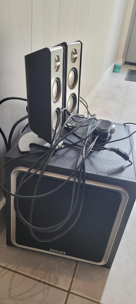 pc speakers, Computers en Software, Pc speakers, Gebruikt, Audiokanaal 2.1, Ophalen