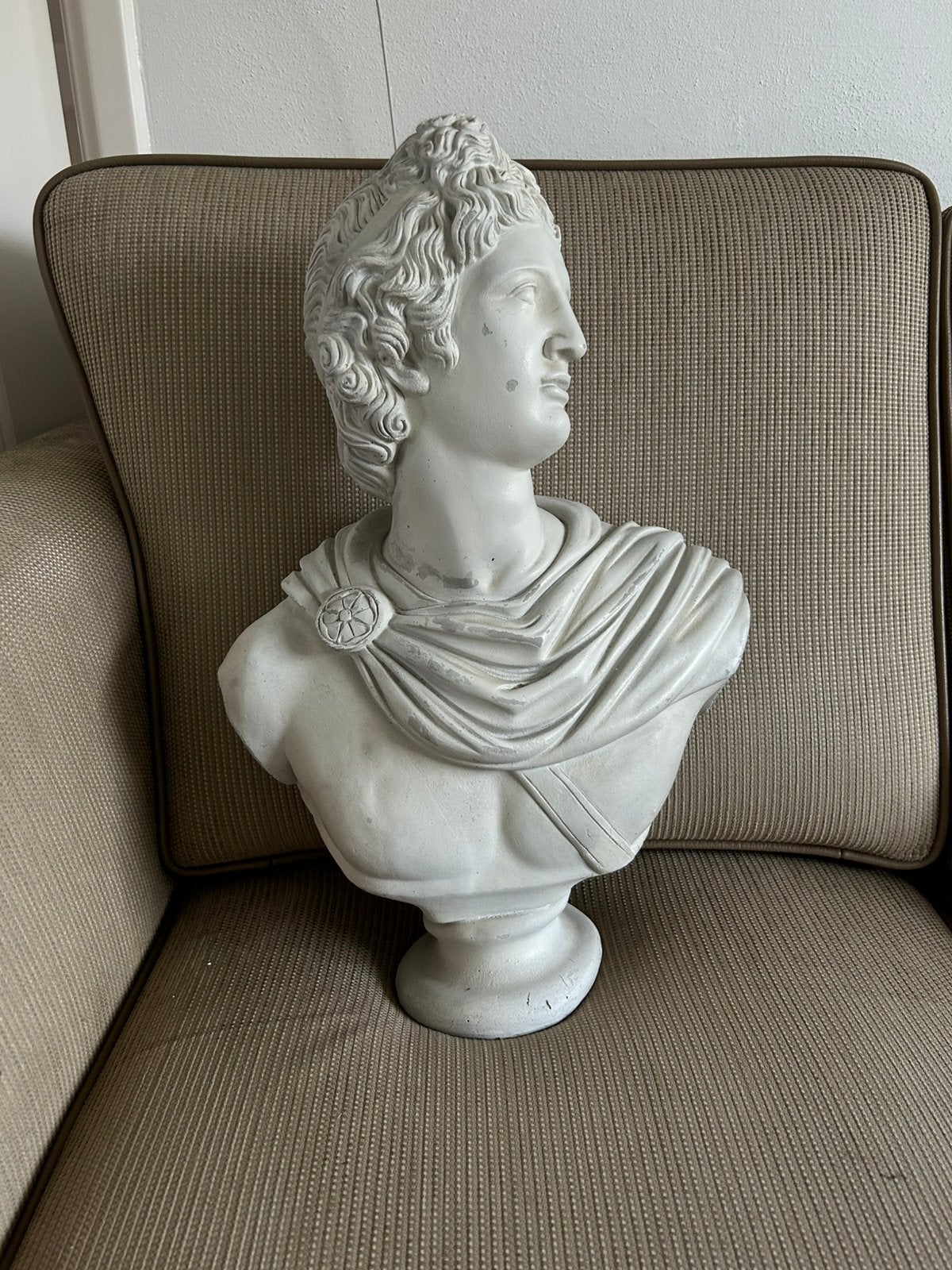 Borstbeeld Apollo, Ophalen, Gebruikt
