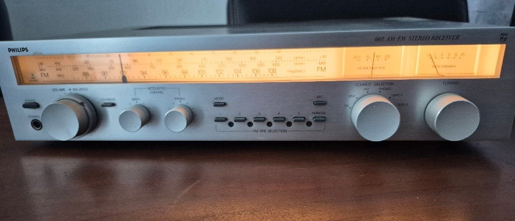 Philips 602 AM-FM stereo receiver, Ophalen, Gebruikt