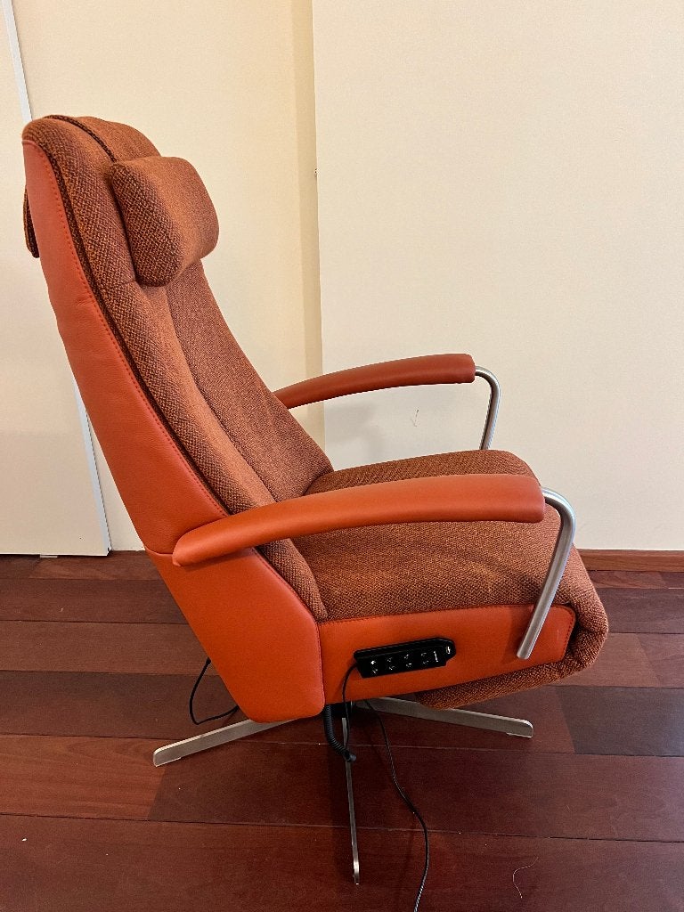 Prominent Sta-op Fauteuil C-100 XXL | Garantie t/m 2027, Ophalen, Leer, 75 tot 100 cm, Zo goed als nieuw