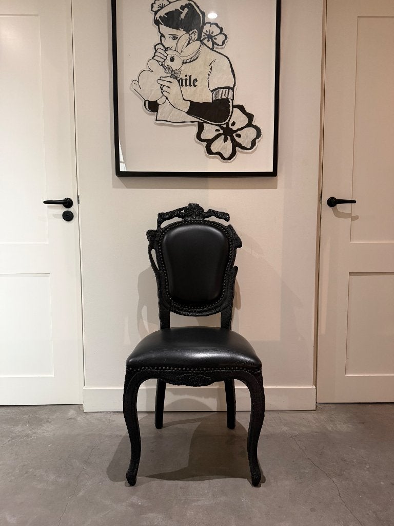 Moooi Smoke Design Chair, Gebruikt, Zwart, Designer, Eén