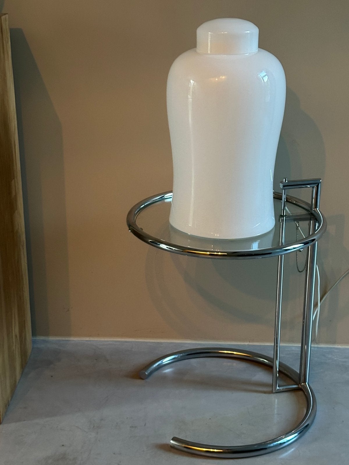 Vintage lamp glas Ingo Maurer, Ophalen, E27 (groot)