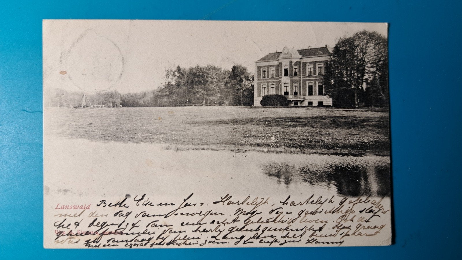 Beetserzwaag- Lauswolt  Lanswald 1902, Ophalen of Verzenden, Voor 1920, Gelopen, Friesland