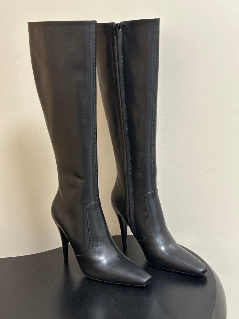 YSL/Saint Laurent FW26 – Nieuwe hoge dameslaarzen, Hoge laarzen, Verzenden, Zwart, Nieuw