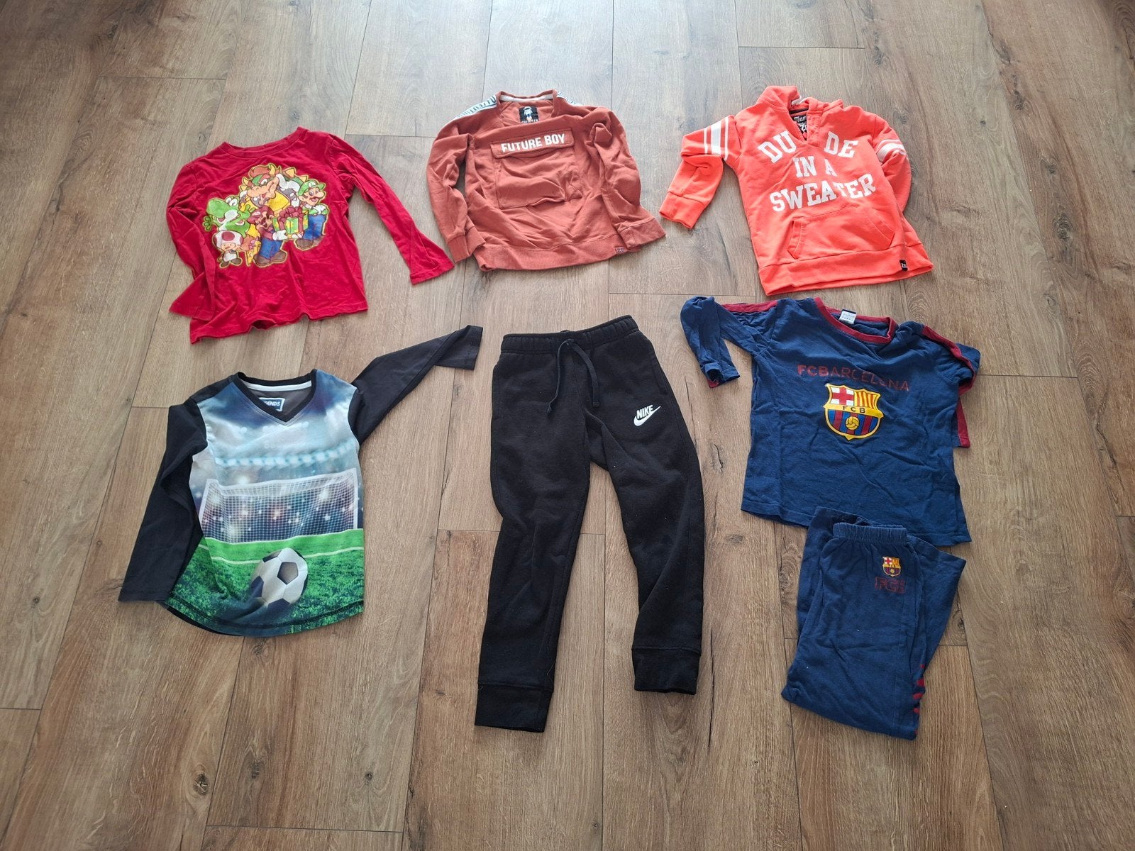 Jongenskleding pakket maat 116/122 - diverse shirts en broek, Ophalen of Verzenden, Gebruikt
