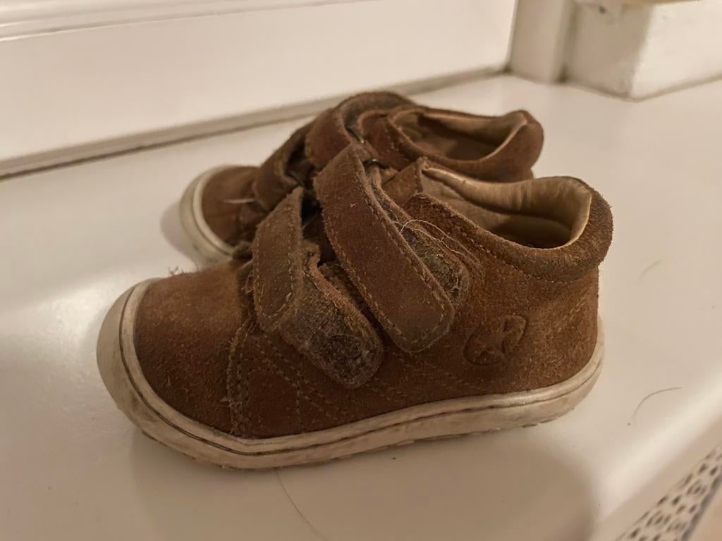 Bisgaard schoenen maat 20 - Bruin suède, Ophalen of Verzenden, Gebruikt, Jongen of Meisje, Schoenen