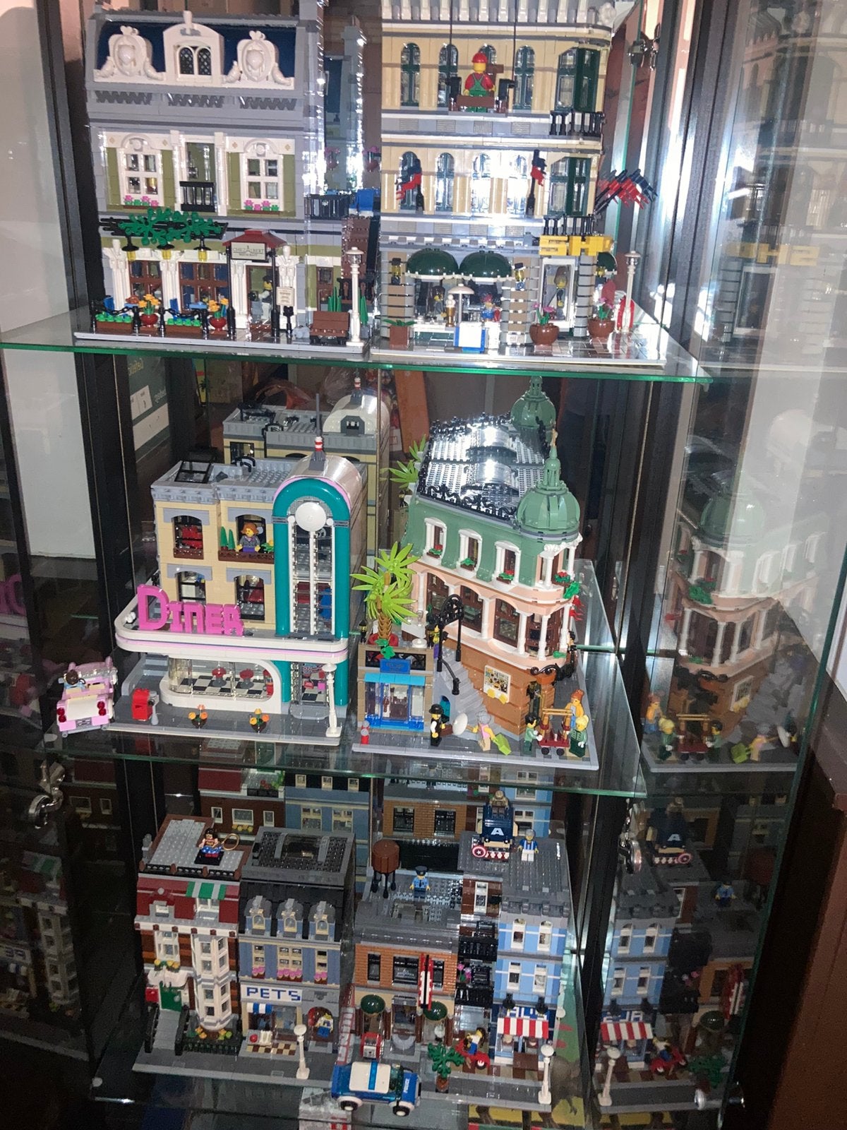 Lego modular building 6 stuks, Gebruikt, Lego, Ophalen of Verzenden, Icons