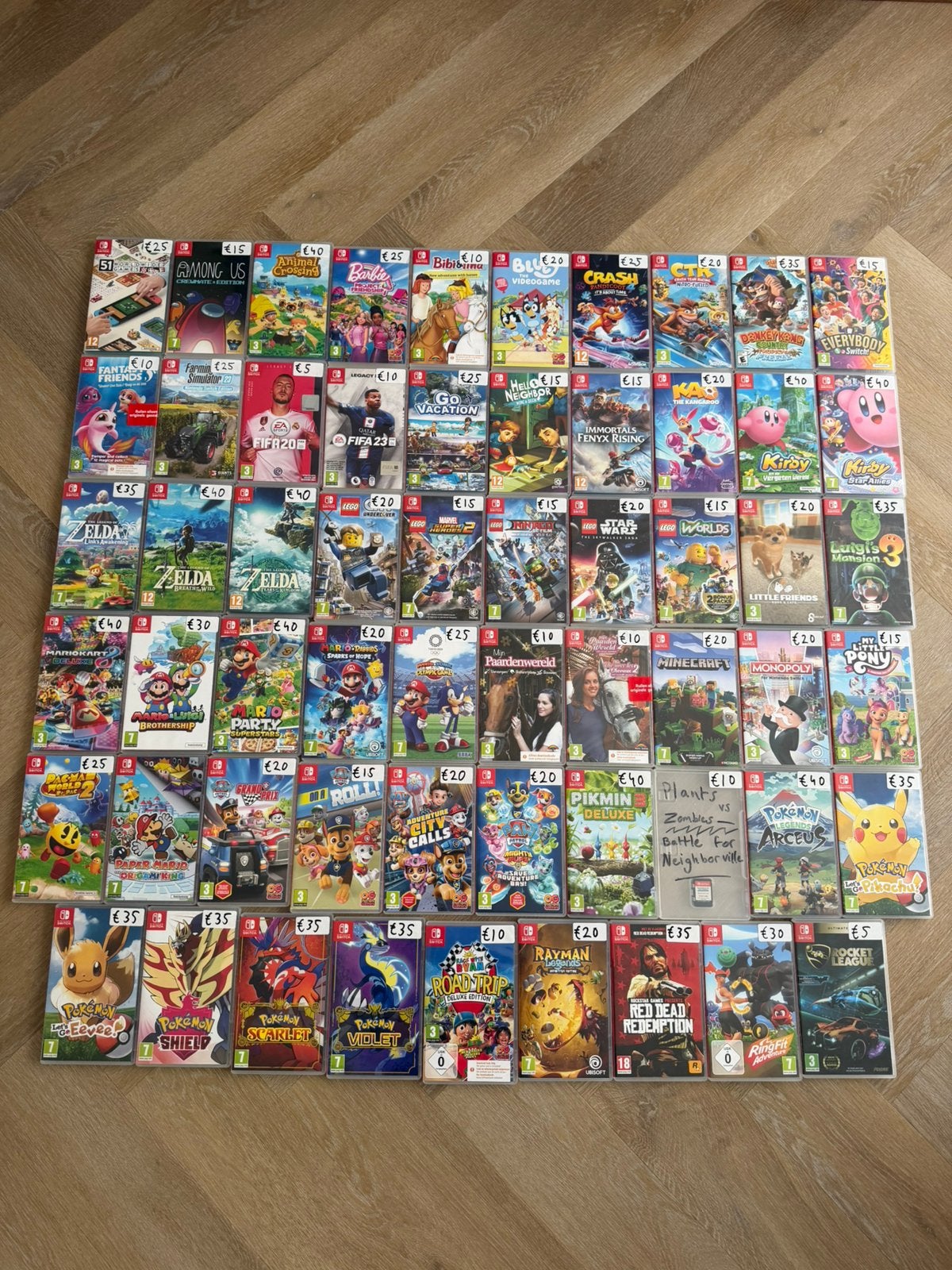 Nintendo switch spellen grote collectie