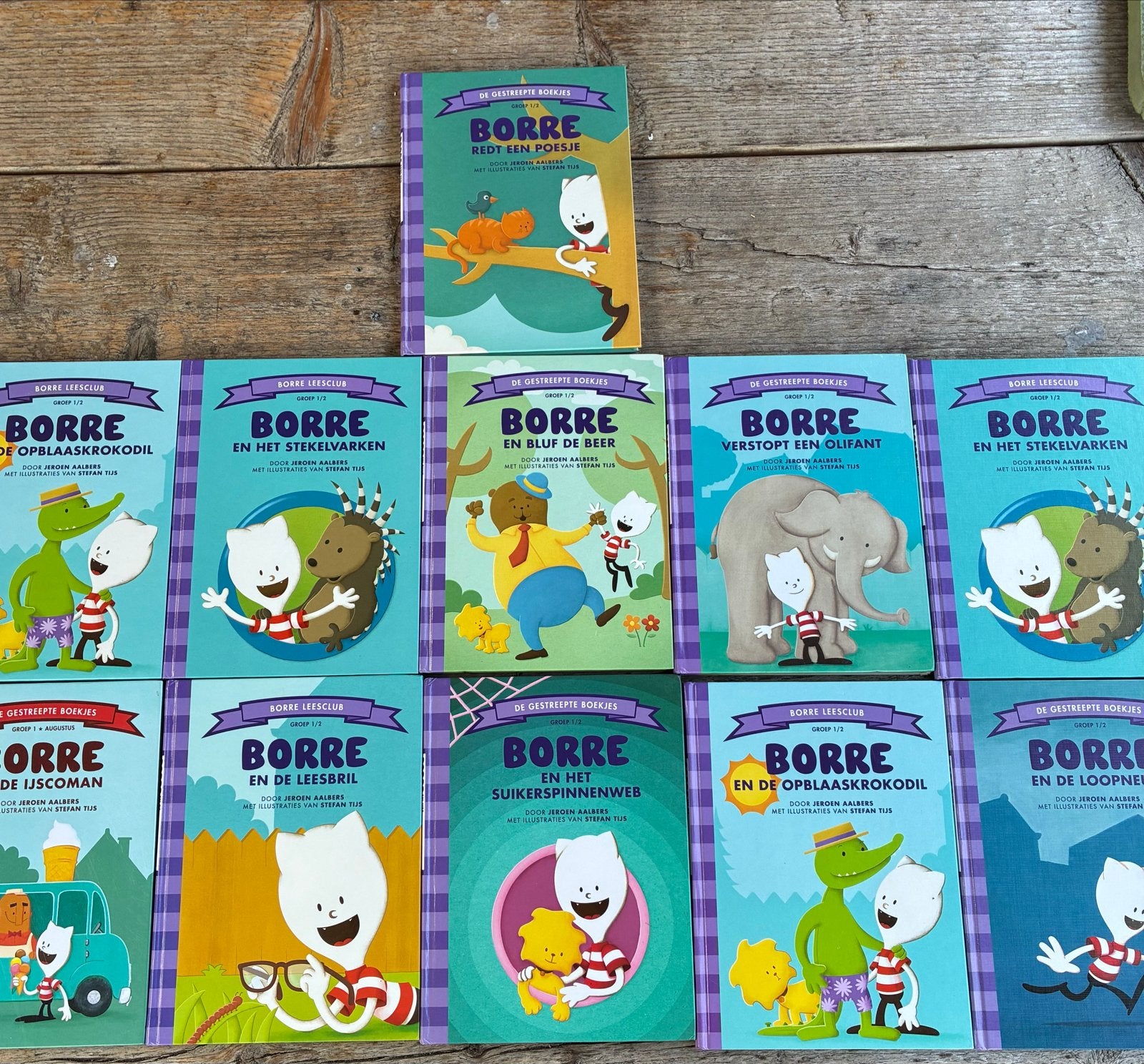 Borre Leesclub Boekjes - Grote Collectie (11 stuks), Boeken, Ophalen, Zo goed als nieuw, Fictie algemeen