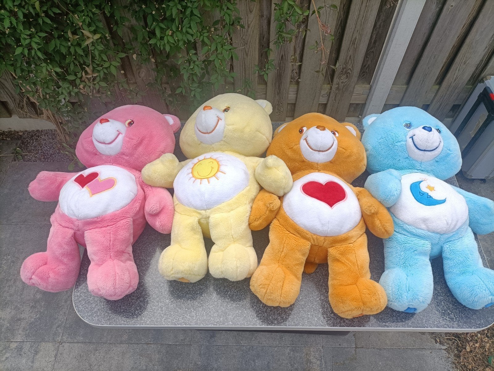 Vintage Care Bears / Troetelberen 4 stuks 60cm, Ophalen of Verzenden, Overige typen
