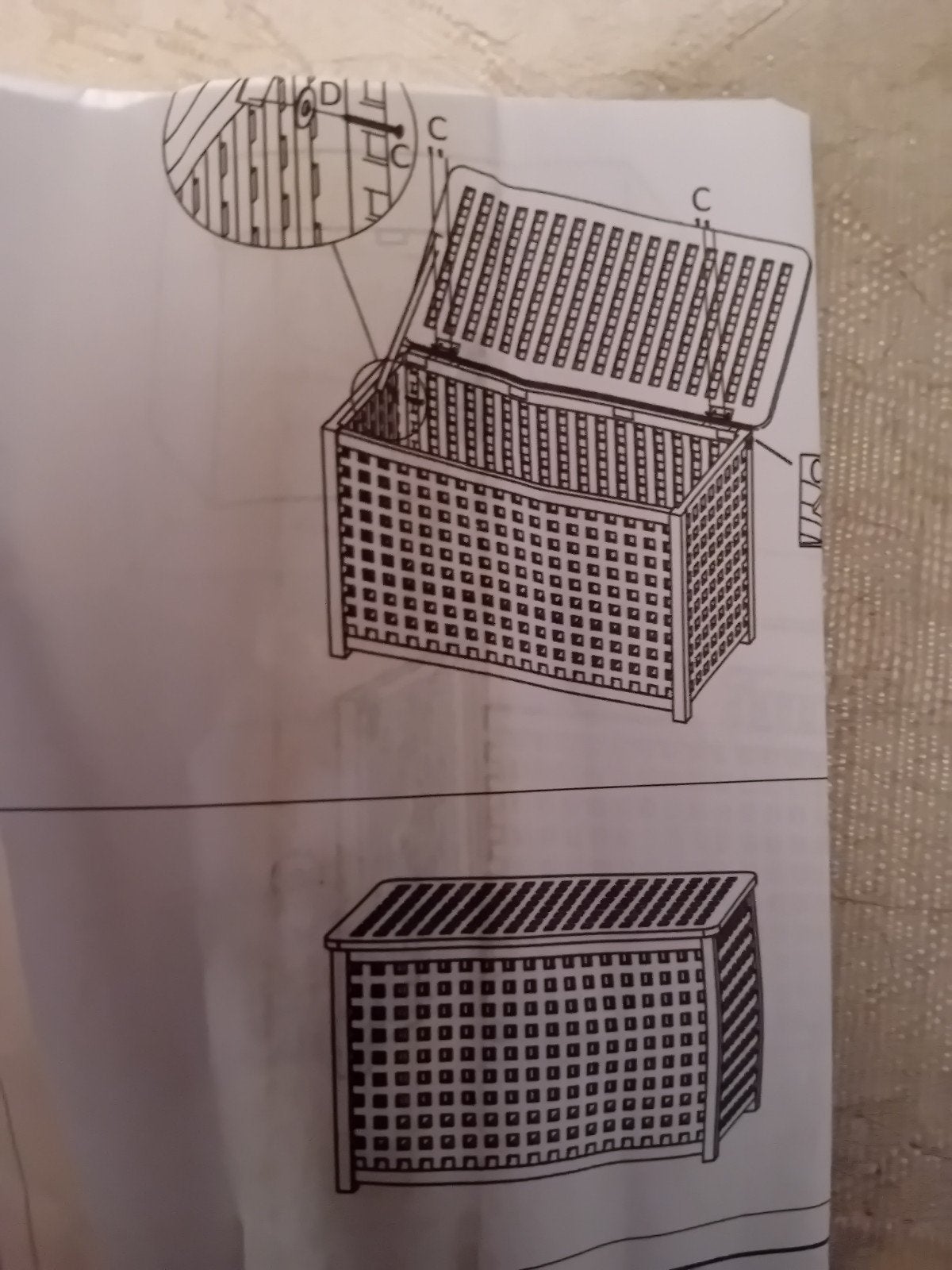 houten kist, Huis en Inrichting, Ophalen of Verzenden, Nieuw, 50 tot 100 cm, Minder dan 50 cm