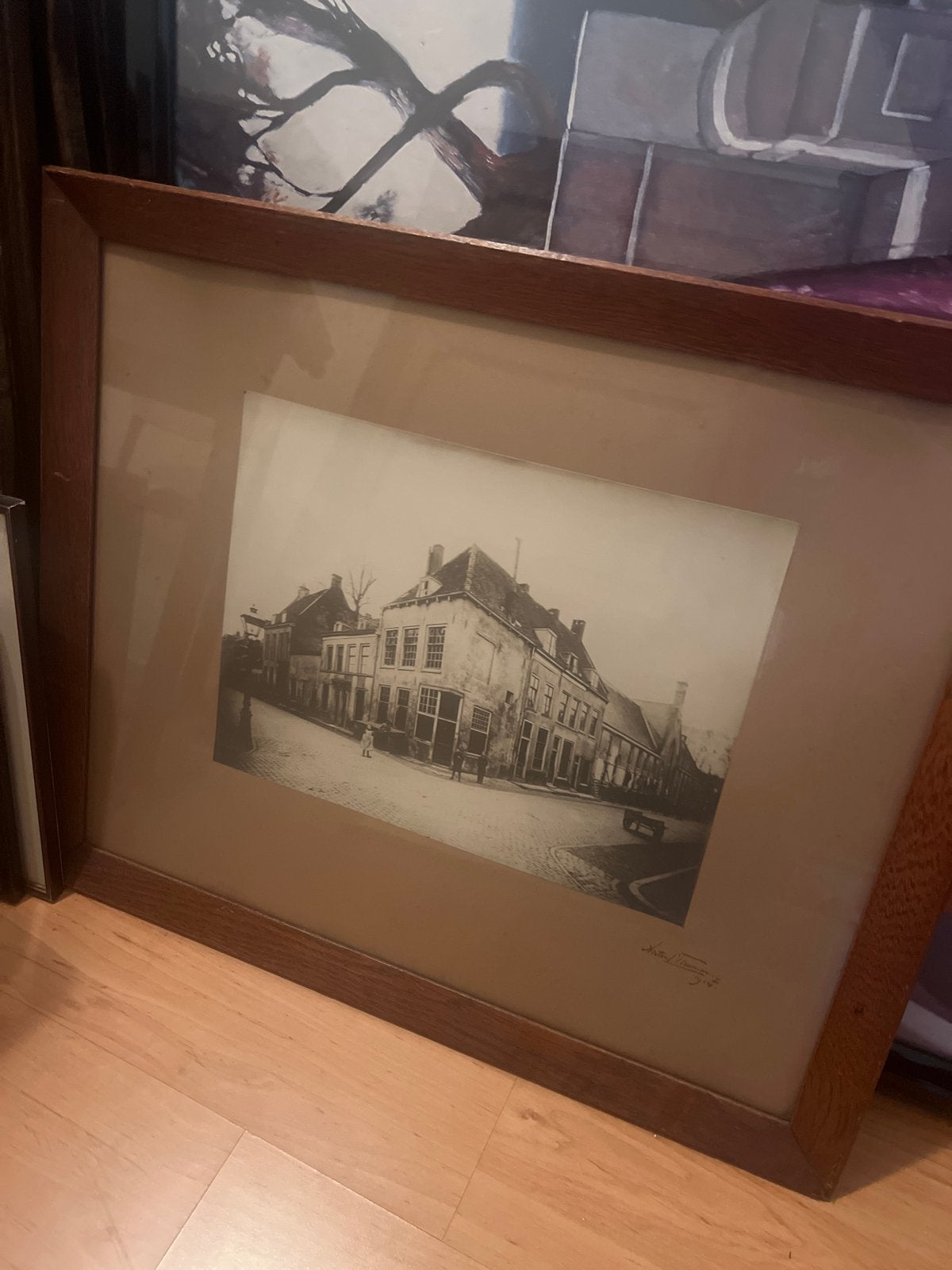 Antieke foto van Anton Tromp, gesigneerd 1904, Antiek en Kunst, Ophalen, Foto, Fotografie, Gesigneerd