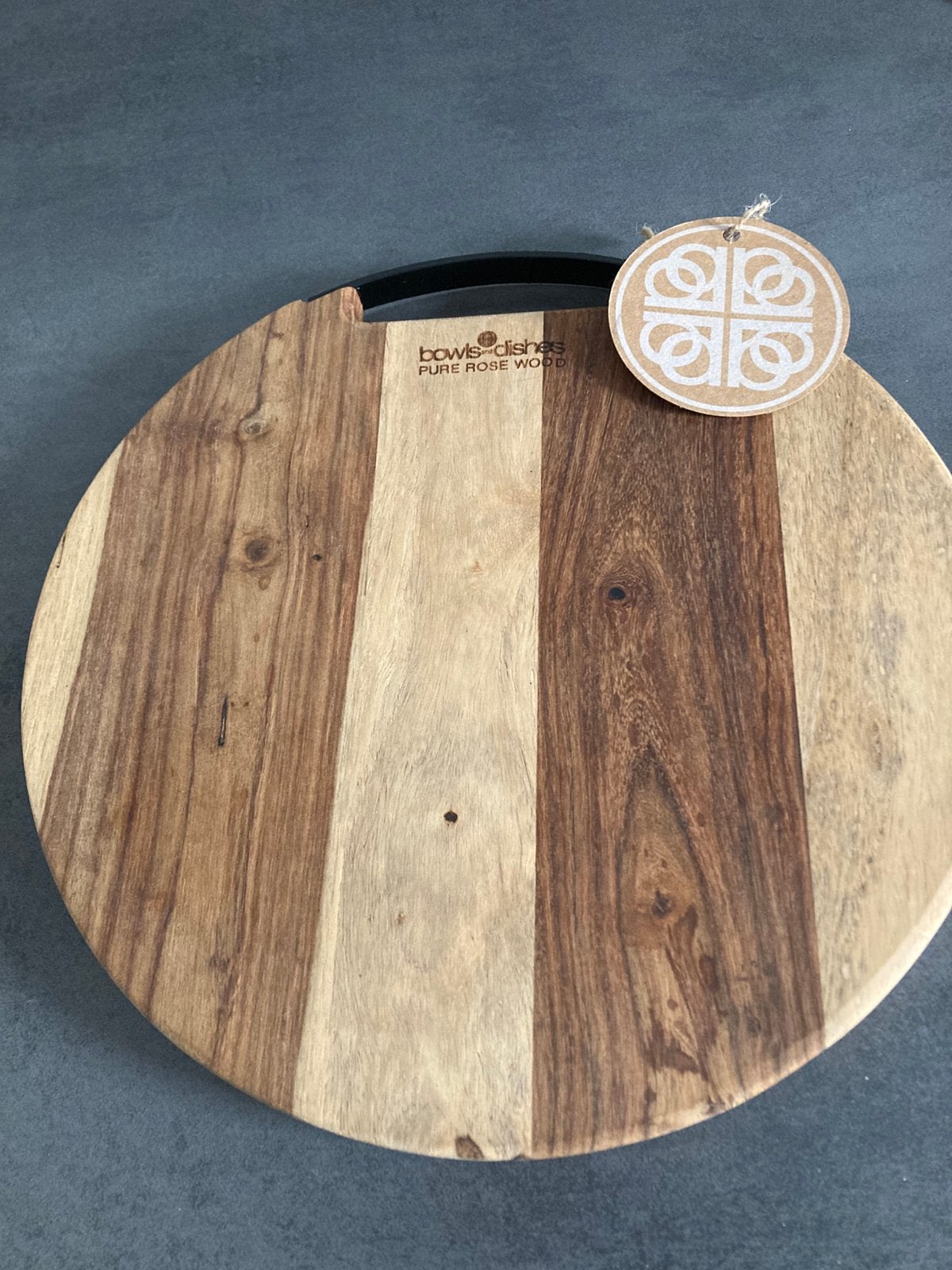 BORRELPLANK NIEUW. 30 CM, Ophalen, Zo goed als nieuw, Rond, Hout