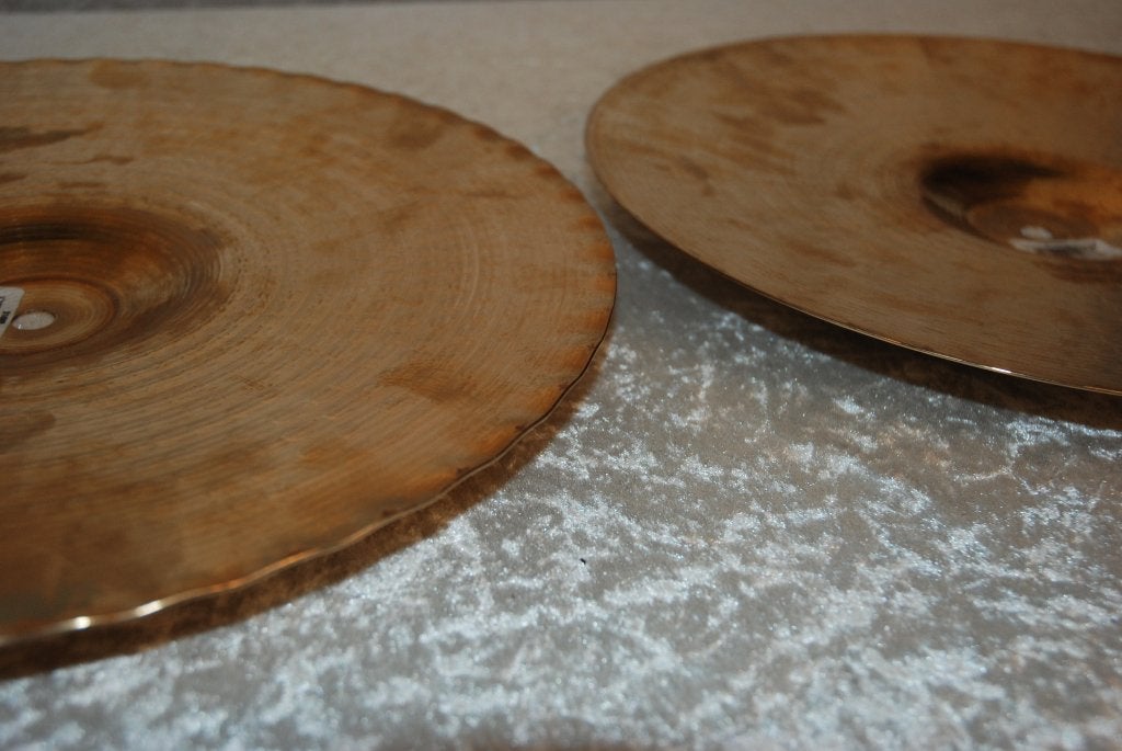 Zildjian S mastersound hihats 967/1325gr 14 inch <26260648>, Gebruikt, ., Drums of Percussie, Ophalen of Verzenden