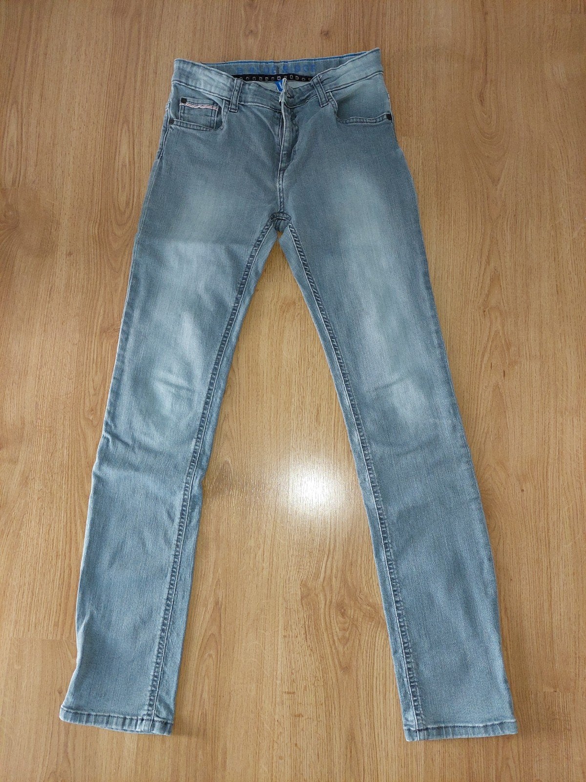 Licht blauwe spijkerbroek Skinny Fit mt. 164 Blue Ridge / WE, Broek, Ophalen of Verzenden, Zo goed als nieuw, Jongen