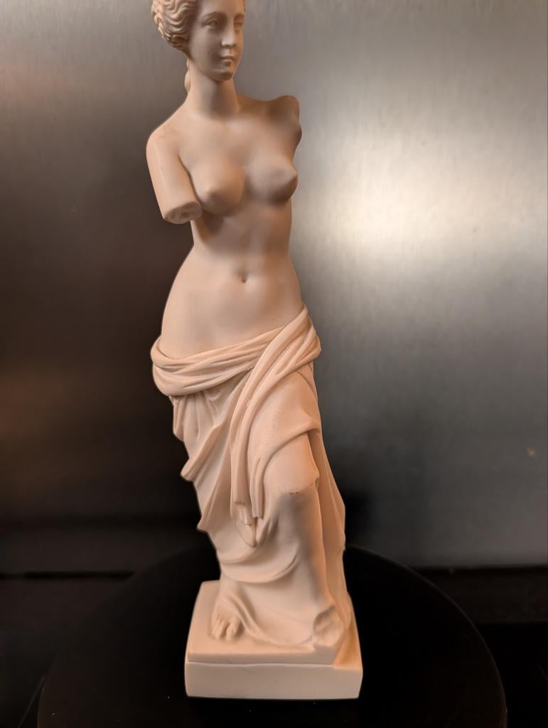 Alabaster Venus de Milo Beeld - Klassiek en Elegant, Antiek en Kunst, Ophalen of Verzenden