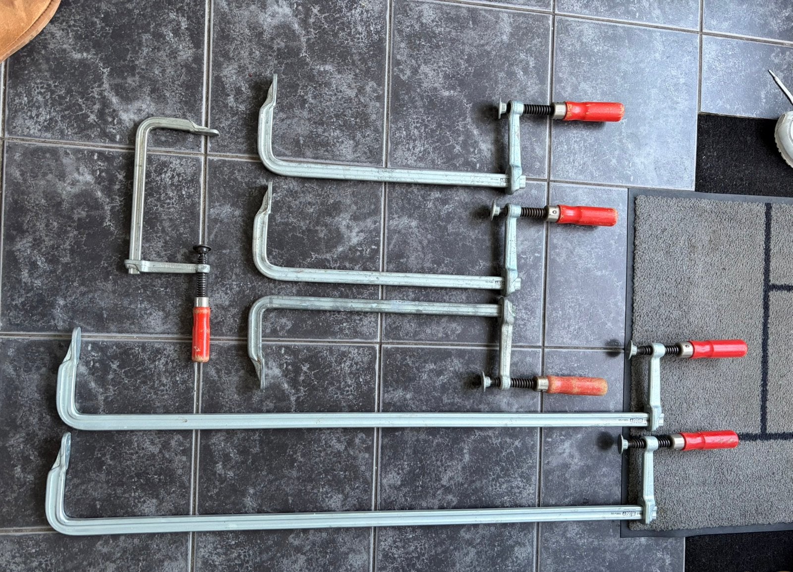 Zes Lijmtangen Bessey, Ophalen, Gebruikt