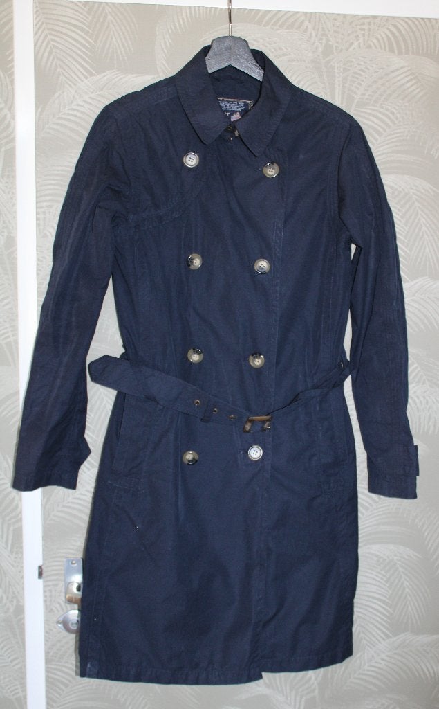 Trenchcoat van River Woods maat M, Maat 38/40 (M), Blauw, River Woods, Ophalen of Verzenden