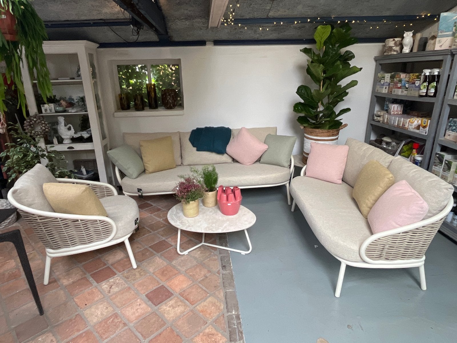Applebee Pine Key loungeset, Tuin en Terras, 6 zitplaatsen, Ophalen of Verzenden, Bank, Loungeset