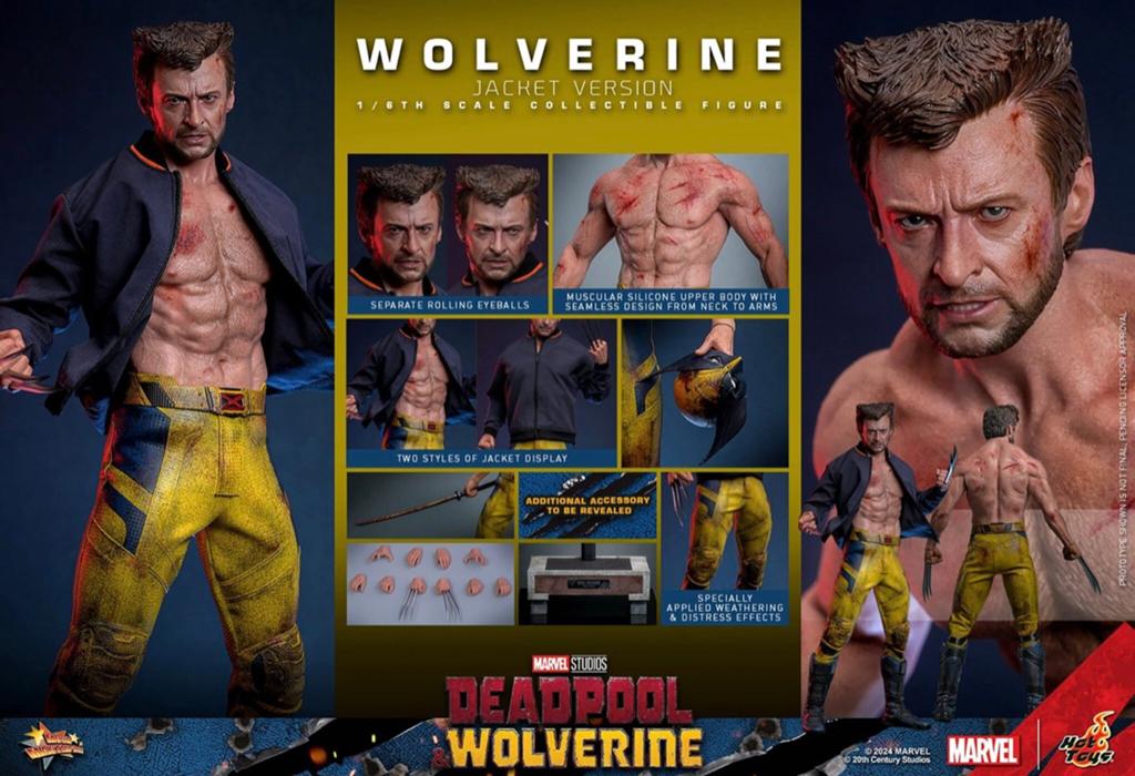 Hot Toys 1/6 MMS756 Wolverine TVA Deadpool and Wolverine, Ophalen of Verzenden, Nieuw