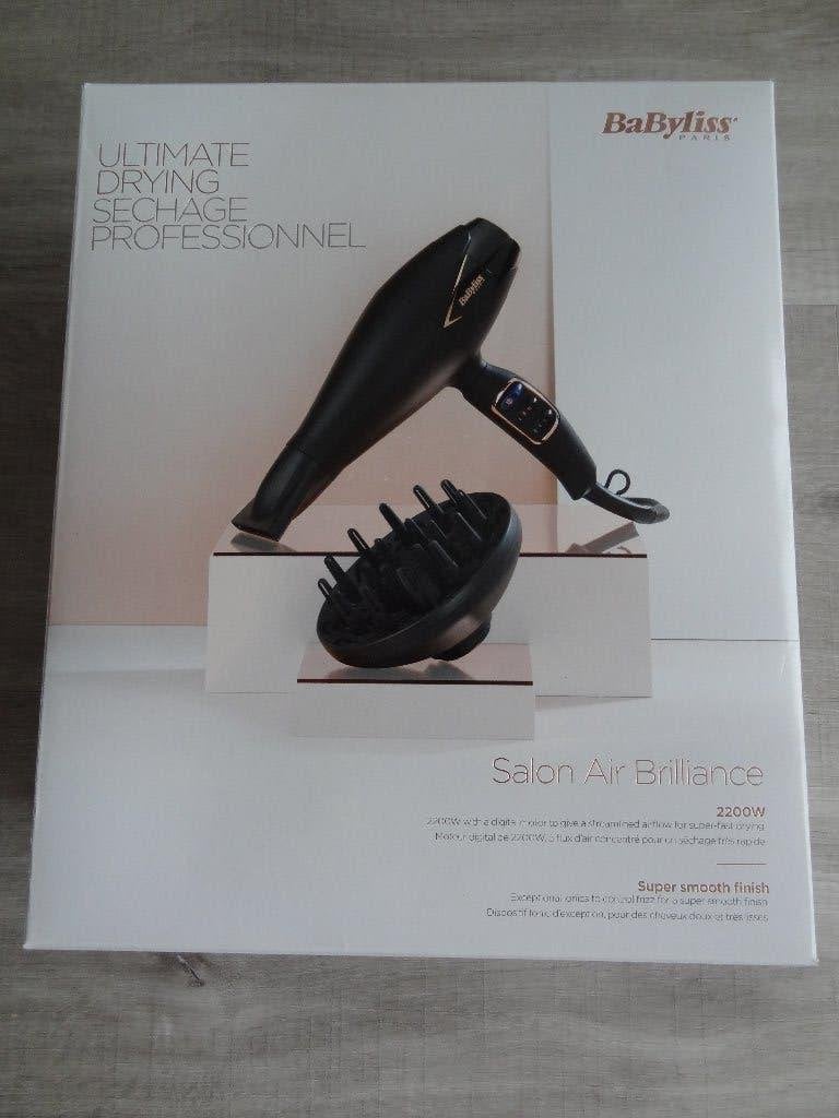BaByliss Salon Air Brilliance Föhn D665E >Snelle Verzending!, Ophalen of Verzenden, Zo goed als nieuw, Haarverzorging