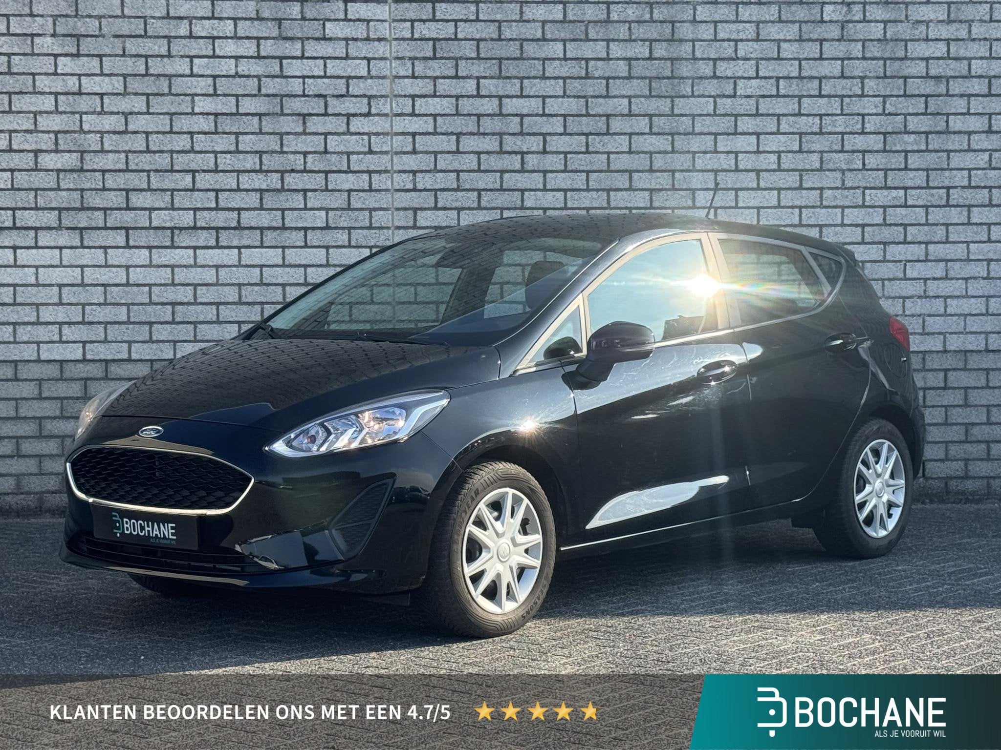 Ford Fiesta 1.1 Trend | Trekhaak | Stoelverwarming | Parkeer, Auto's, Stof, Met garantie (alle), Zwart, Bedrijf