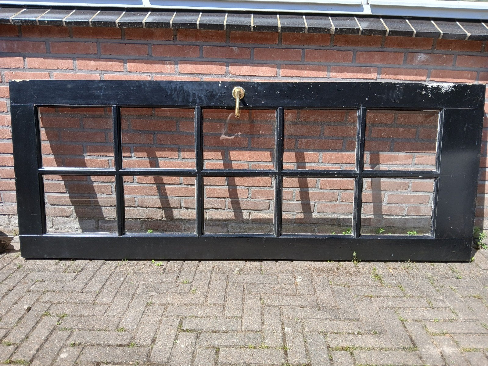 Gebruikte binnendeur met goudkleurig deurgreep, Gebruikt, Minder dan 80 cm, Binnendeur, Ophalen of Verzenden